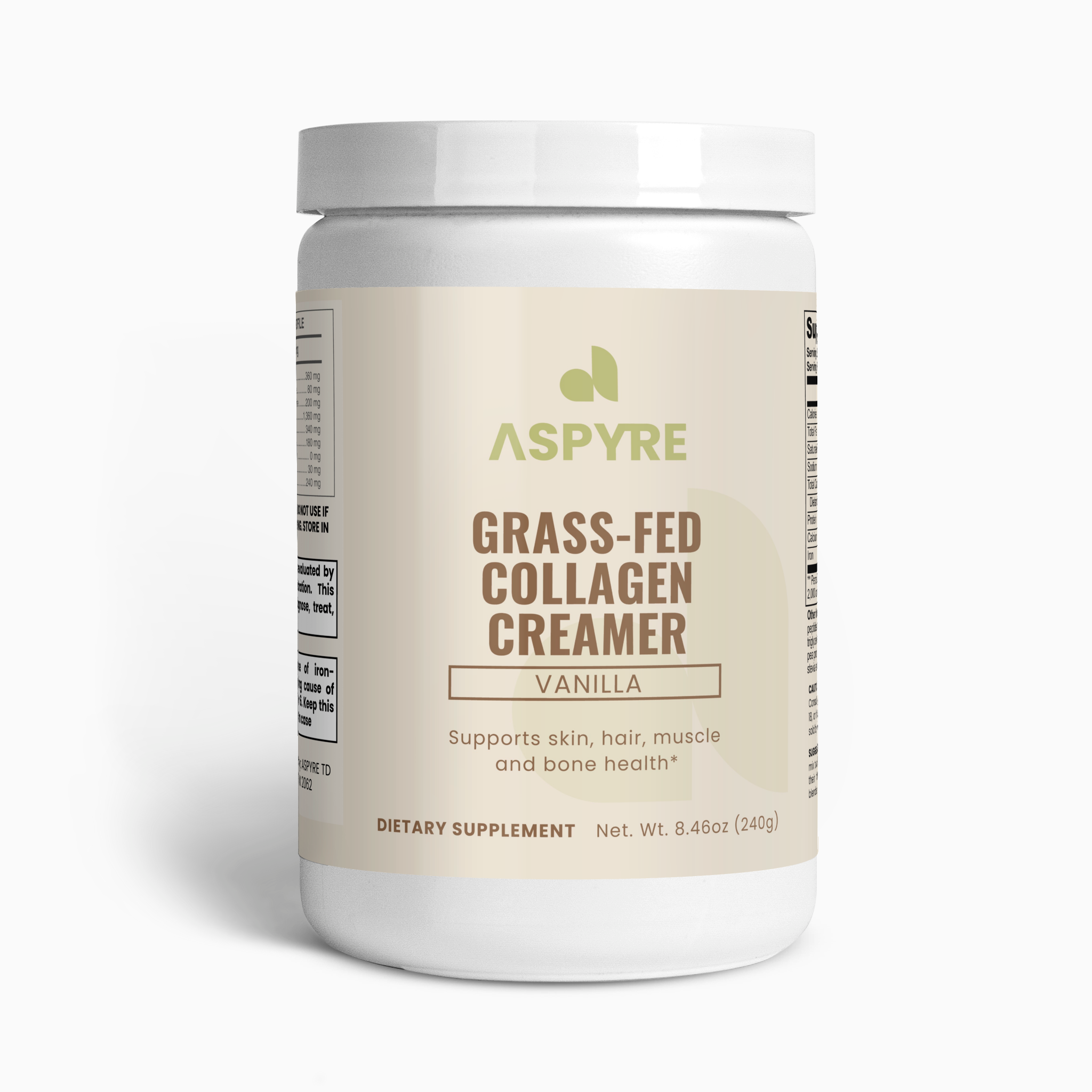Grass-Fed Collagen Creamer (Vanilla)